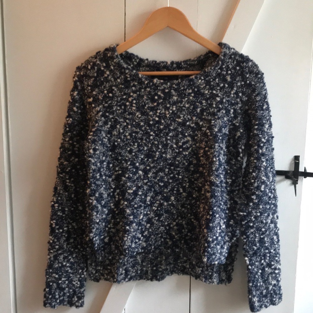 Rag & Bone Crew Neck Sweater Xs 108879 Blue tones